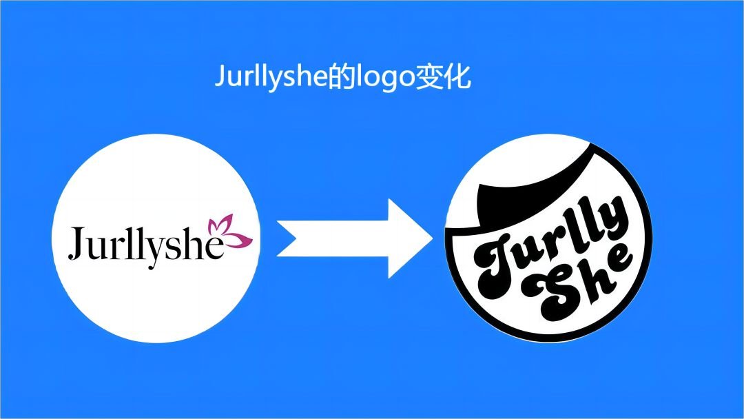 Jurllyshe的logo變化