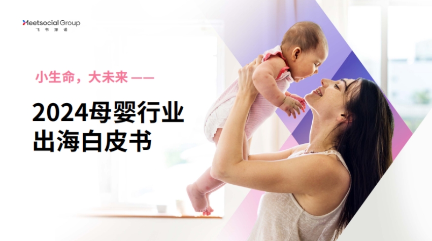 2024母嬰行業(yè)出海白皮書：小生命，大未來-飛書深諾