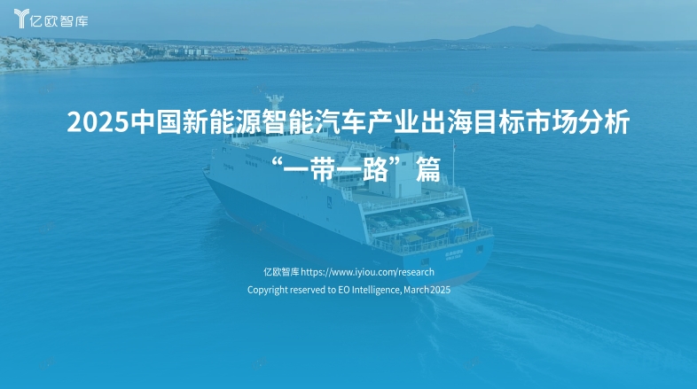 2025中國新能源智能汽車產(chǎn)業(yè)出海目標(biāo)市場分析