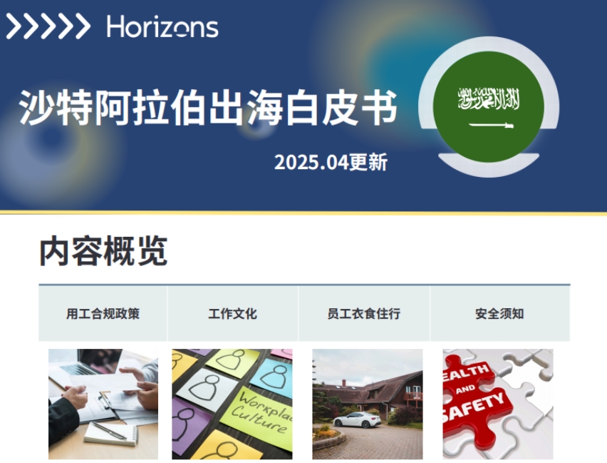 2025年沙特阿拉伯出海白皮書