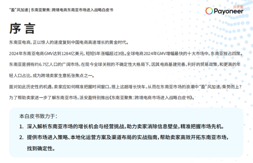 2025年跨境電商東南亞市場進入戰(zhàn)略白皮書-2